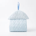 Quilted Hanging Tissue Holder with Heart Stitching