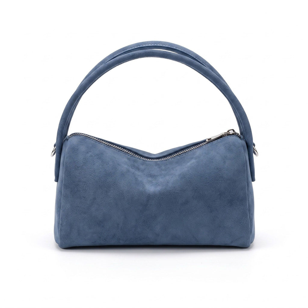 Structured Shoulder Bag with Dual Handles and Crossbody Strap 11.8x9.5x4in