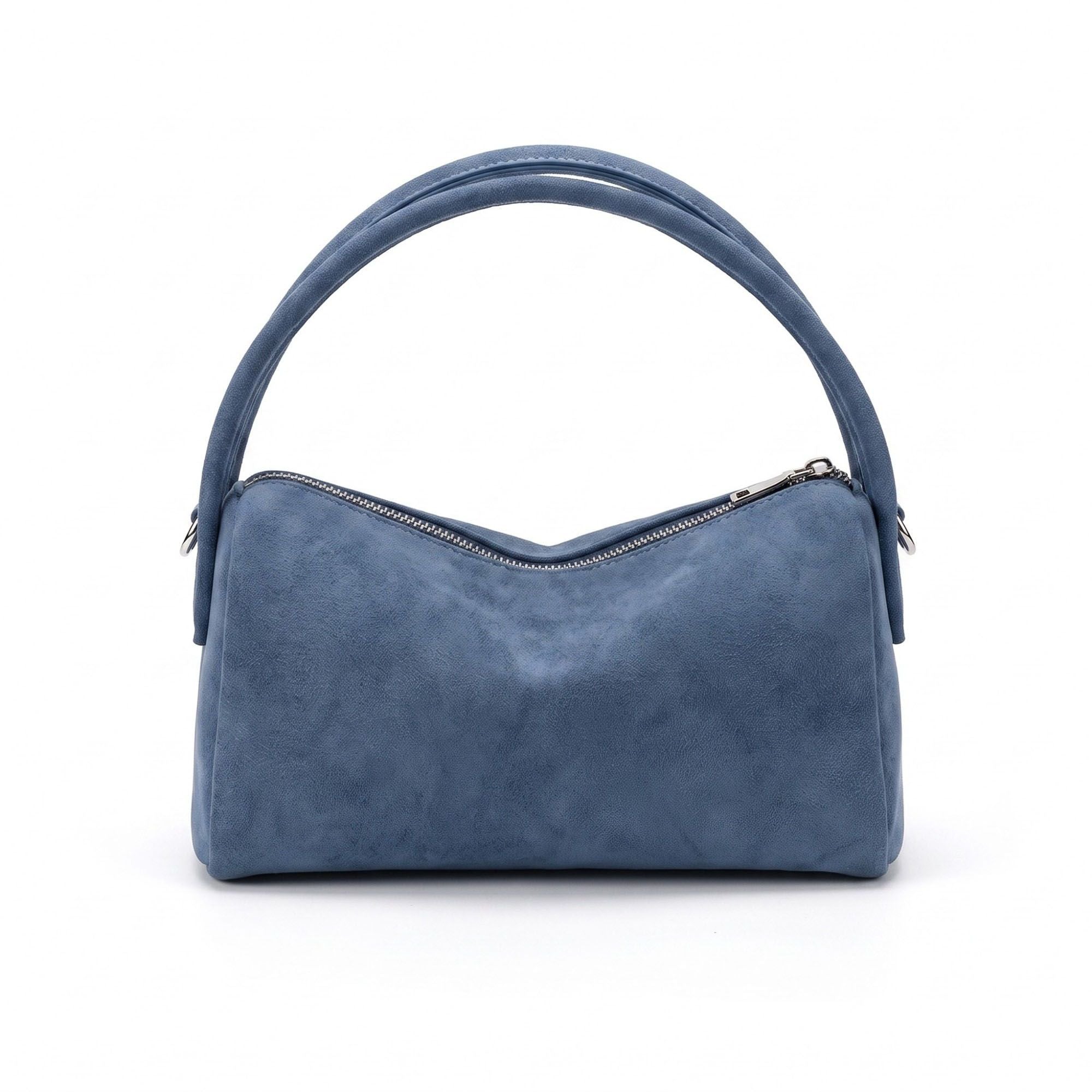 Structured Shoulder Bag with Dual Handles and Crossbody Strap 11.8x9.5x4in