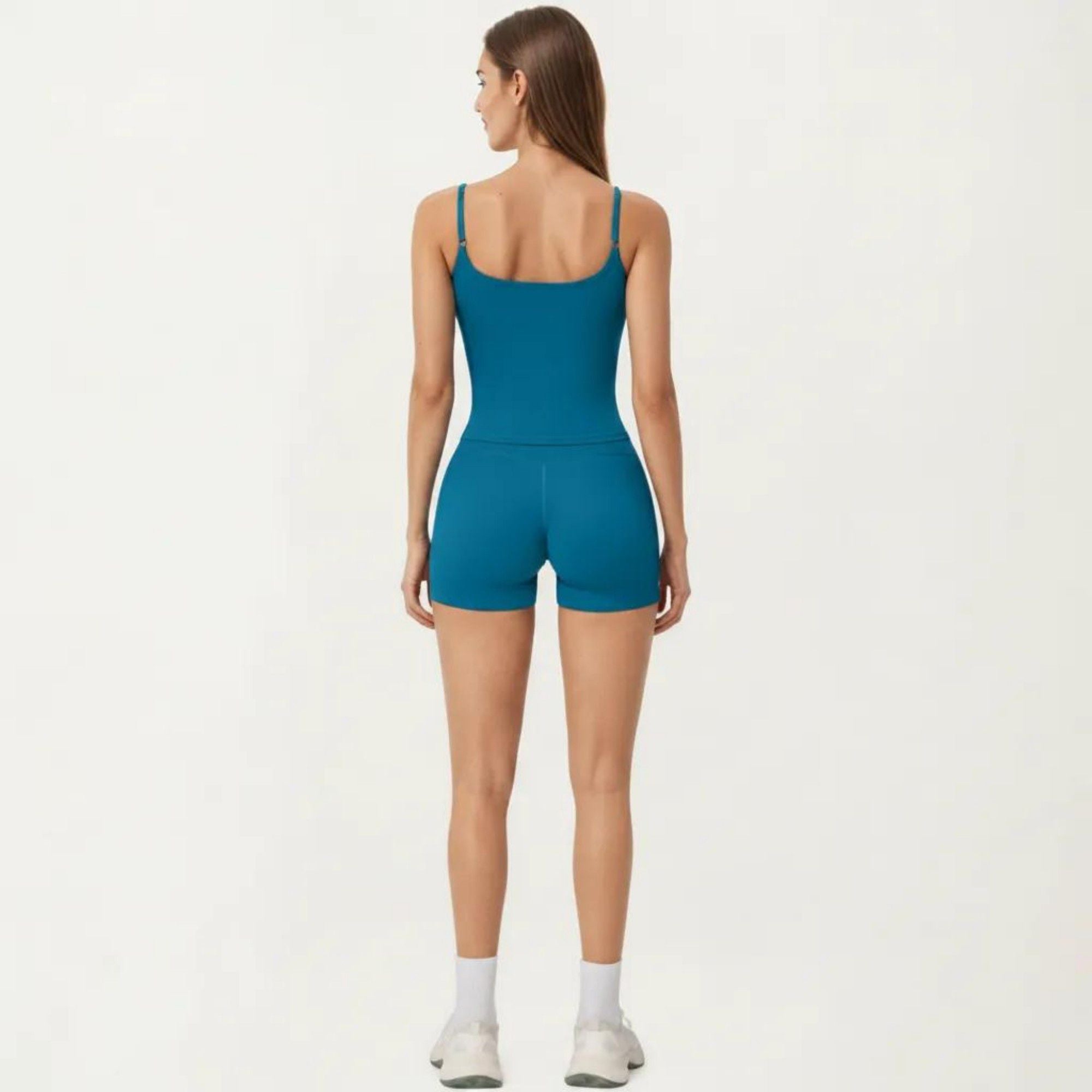 Anna-Kaci Active Women's Spaghetti Strap Active Cami Top with Scoop Neck and Smooth Stretch Fit