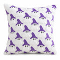 Halloween Tufted Witch Ghost Throw Pillow Cover for Couch Bed and Chair