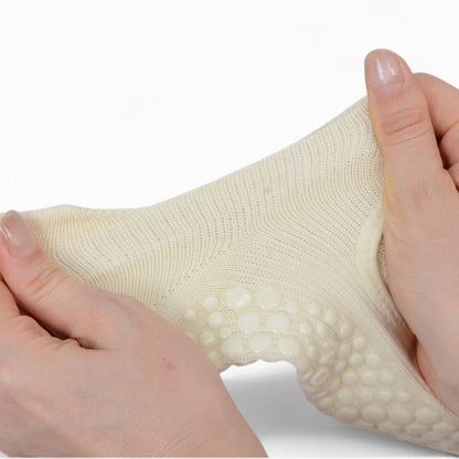 Anna-Kaci Women's Open-Toe Grip Socks for Yoga and Pilates with Non-Slip Soles and Arch Support