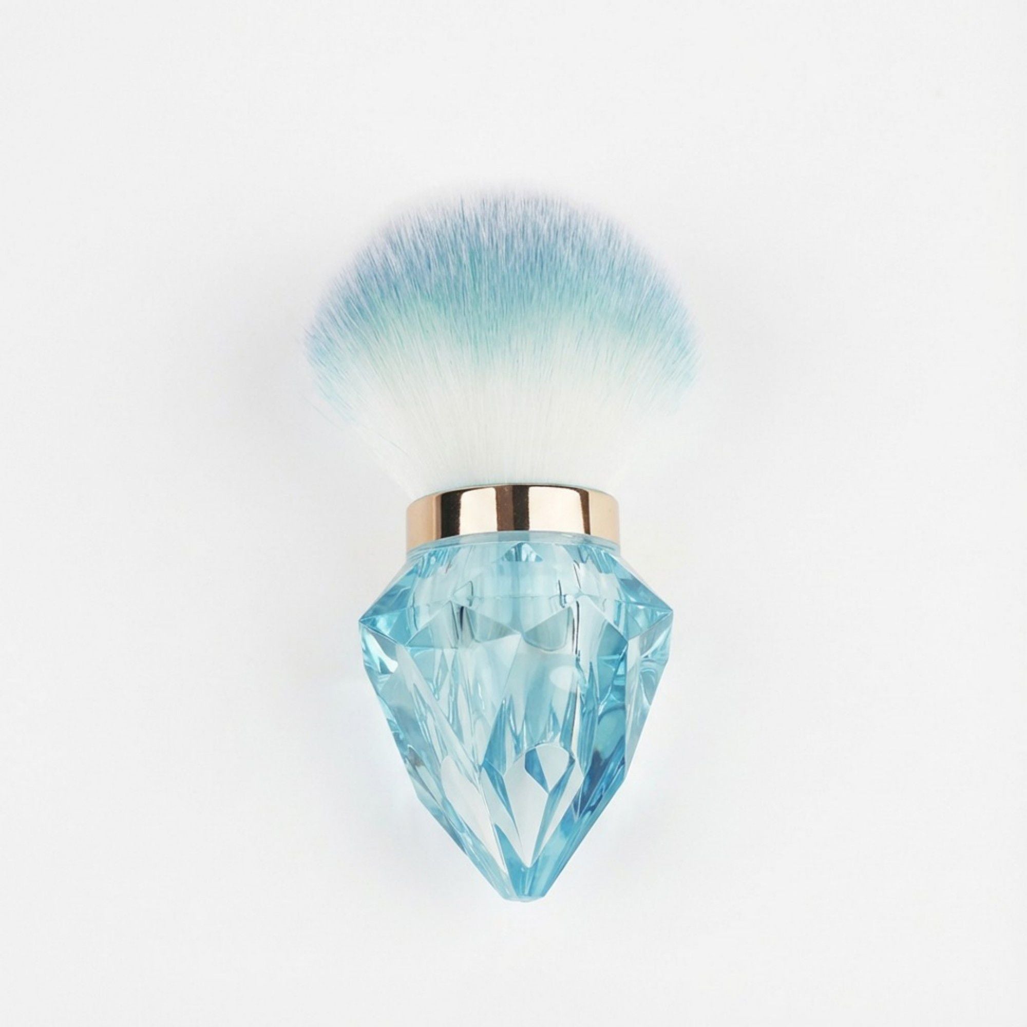Diamond Handle Powder Brush with Soft Dense Bristles for Face Makeup Application