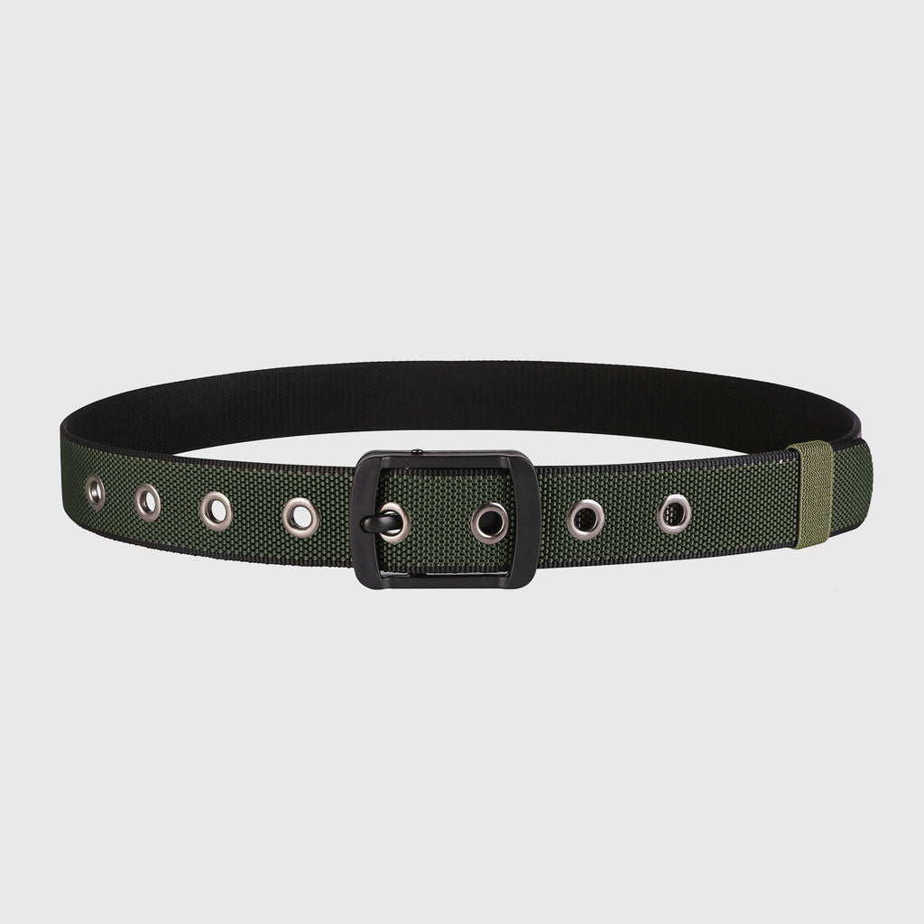 Anna-Kaci Women's Reversible Belt - Adjustable Military-Style Belt with Stainless Steel Buckle