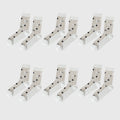 Anna-Kaci Women's Floral Embroidered Sheer Ankle Socks 6pk