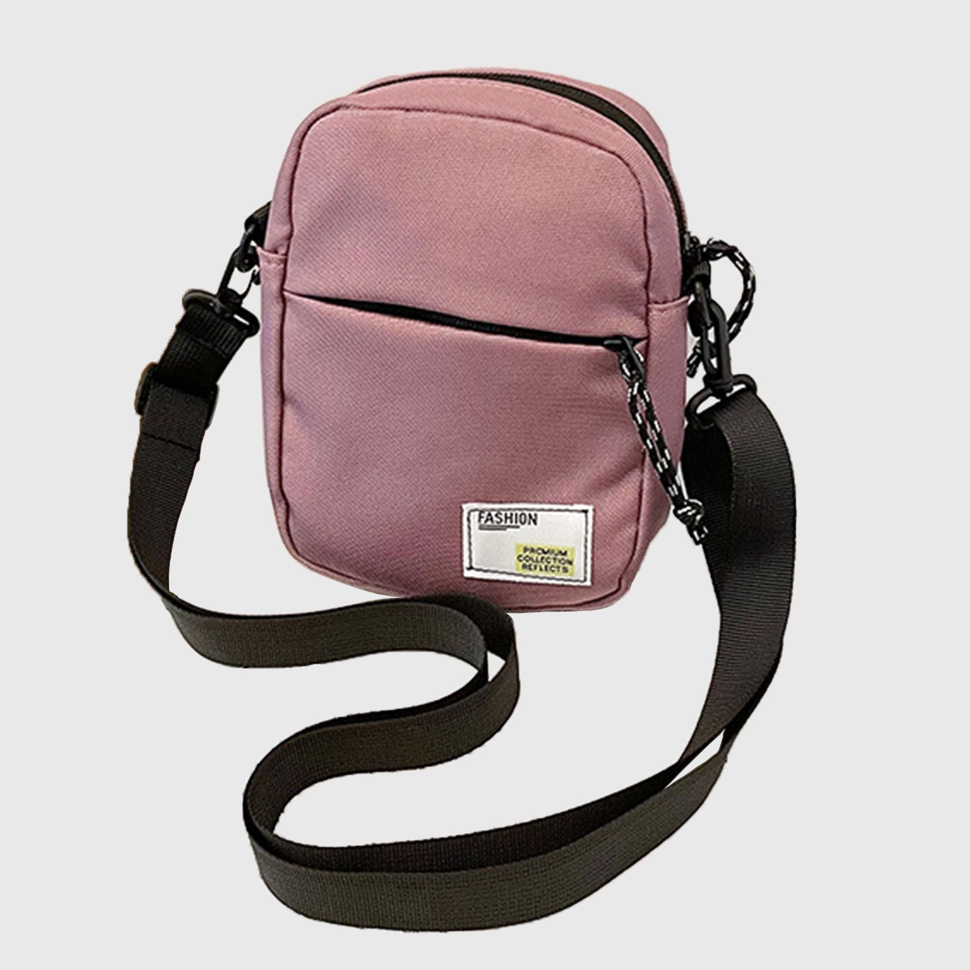 Anna-Kaci Women's Mini Crossbody Bag - Lightweight Canvas Small Shoulder Bag for Casual Daily & Outdoor Use
