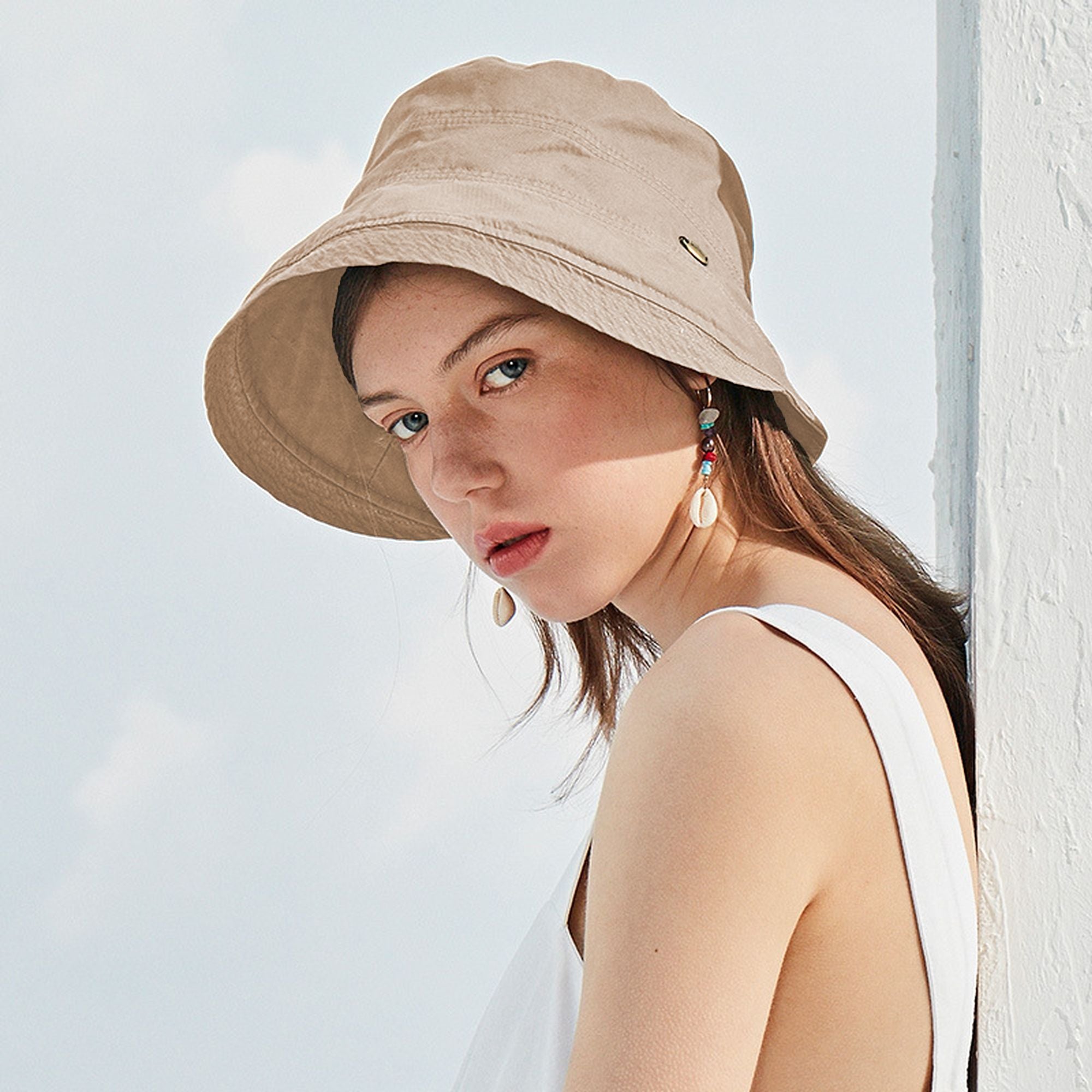 Anna-Kaci Women's Foldable Wide - Brim Bucket Sun Hat
