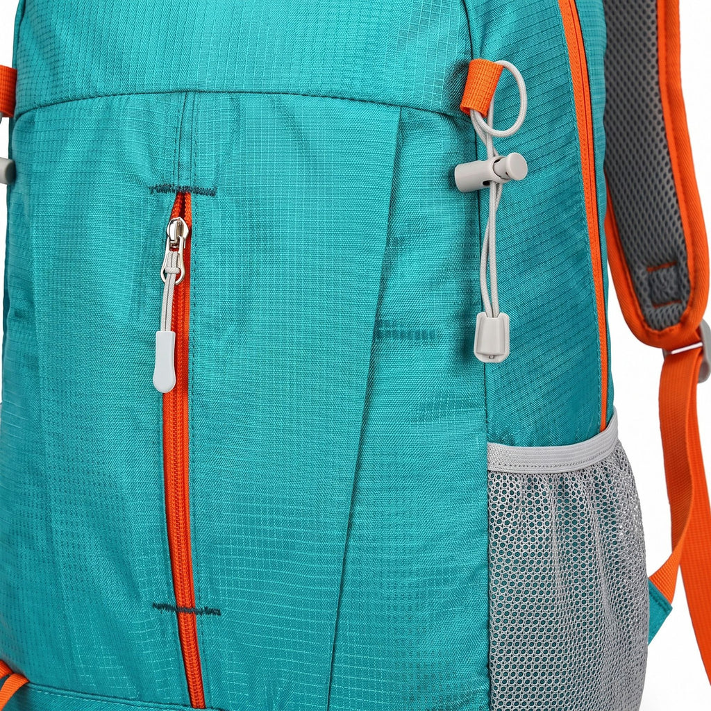 Lightweight Travel Backpack with Mesh Side Pockets Adjustable Straps Multi Pocket Design