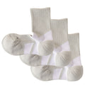 Women's 3-Pair Pack Cushioned Sports Crew Socks with Arch Support Mesh Panels and Ankle Compression