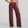 High Waist Wide Leg Yoga Pants Stretch Workout Pants