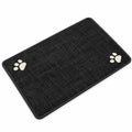 Absorbent Paw Print Pet Mat with Non Slip Backing