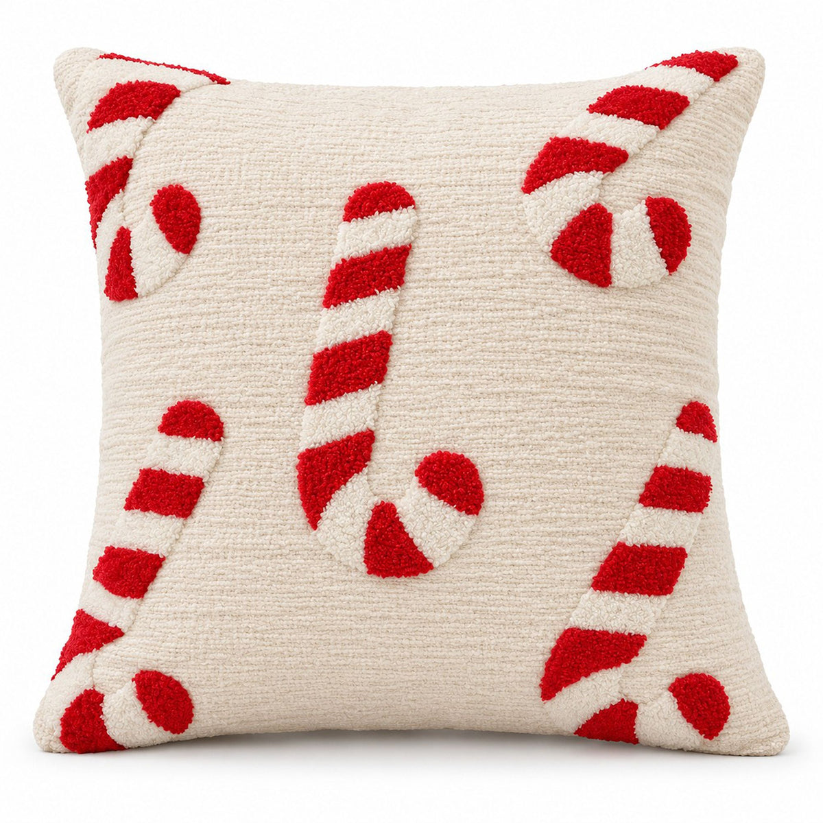 Holiday Tufted Throw Pillow Cover for Couch Sofa or Bed