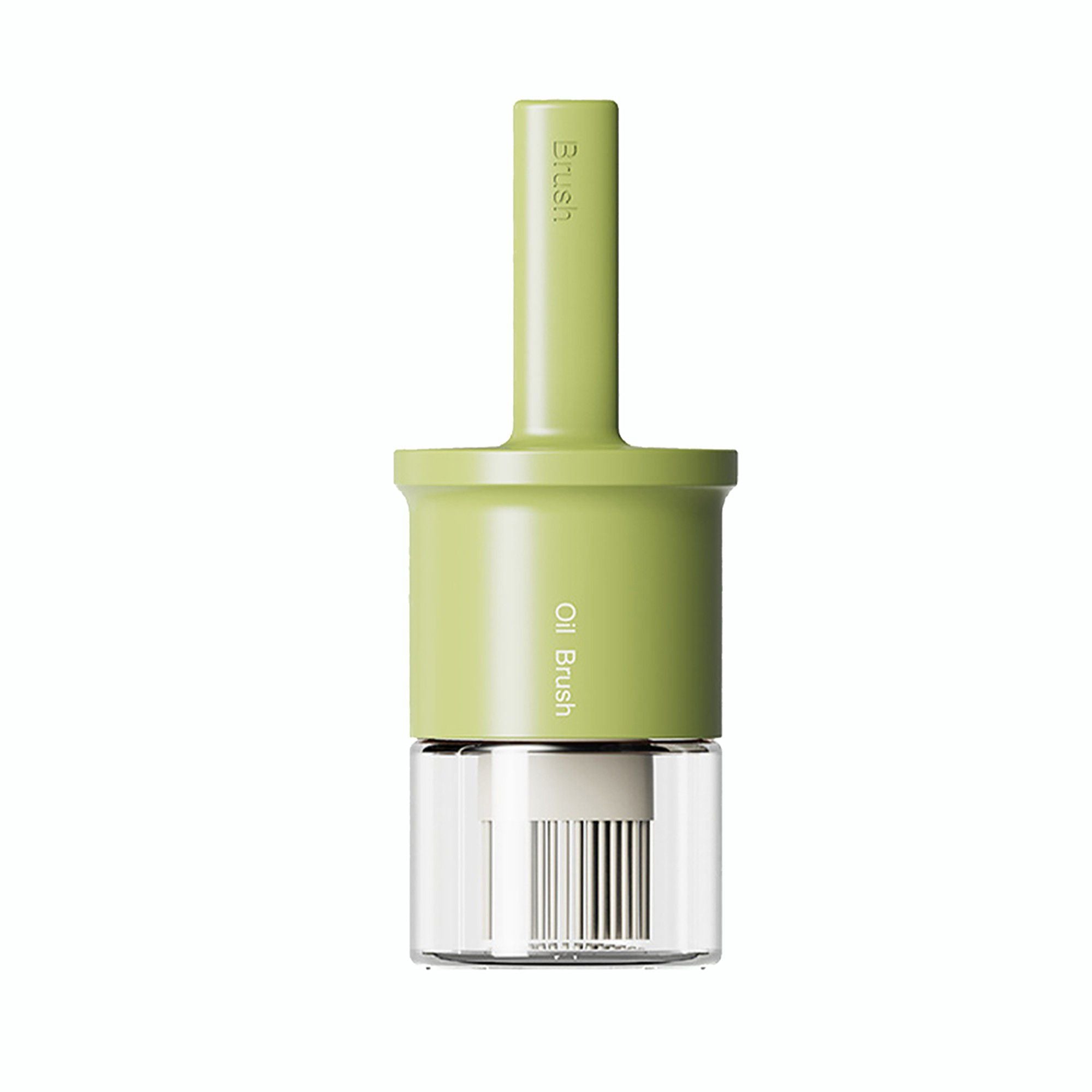 Kitchen Oil Brush with Built-In Container and Press Handle