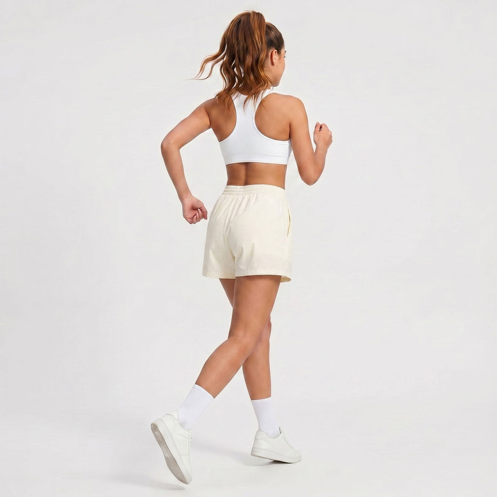 High Waisted Running Shorts with Pockets Lightweight Athletic Shorts
