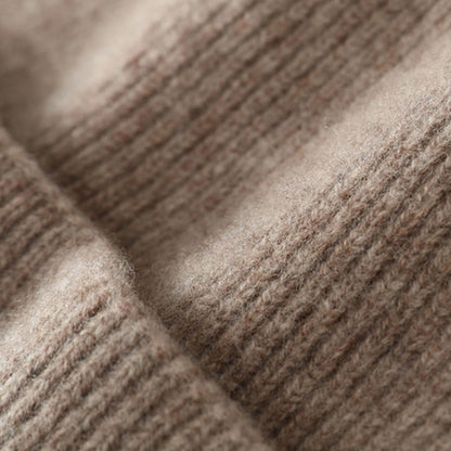 Anna-Kaci Women's Ribbed Wool Knit Beanie Hat with Folded Cuff