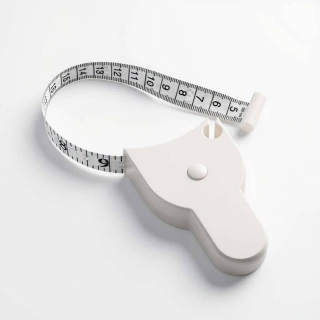 Anna-Kaci 2pcs Body Measuring Tape with Retractable Soft Tape and Auto-Lock Design for Accurate Body, Waist, and Arm Measurements