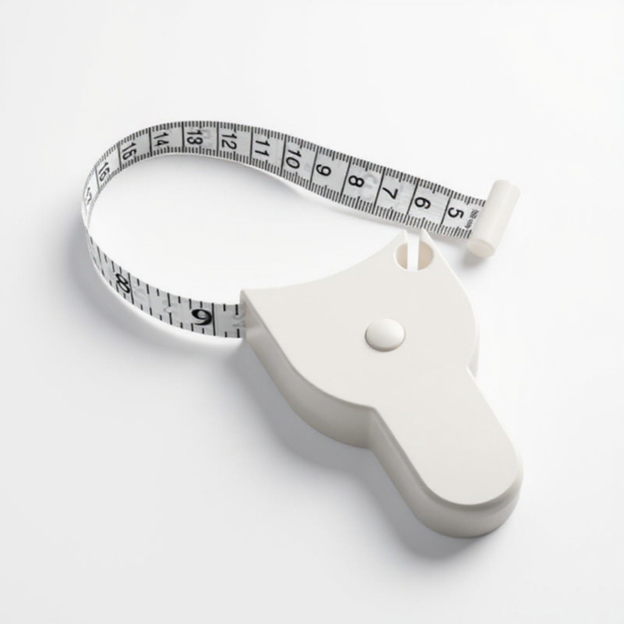 Anna-Kaci 2pcs Body Measuring Tape with Retractable Soft Tape and Auto-Lock Design for Accurate Body, Waist, and Arm Measurements