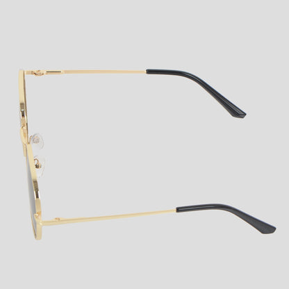 Anna-Kaci Elegant Gold - Rimmed Round Women's Polarized Sunglasses UV400 Protection