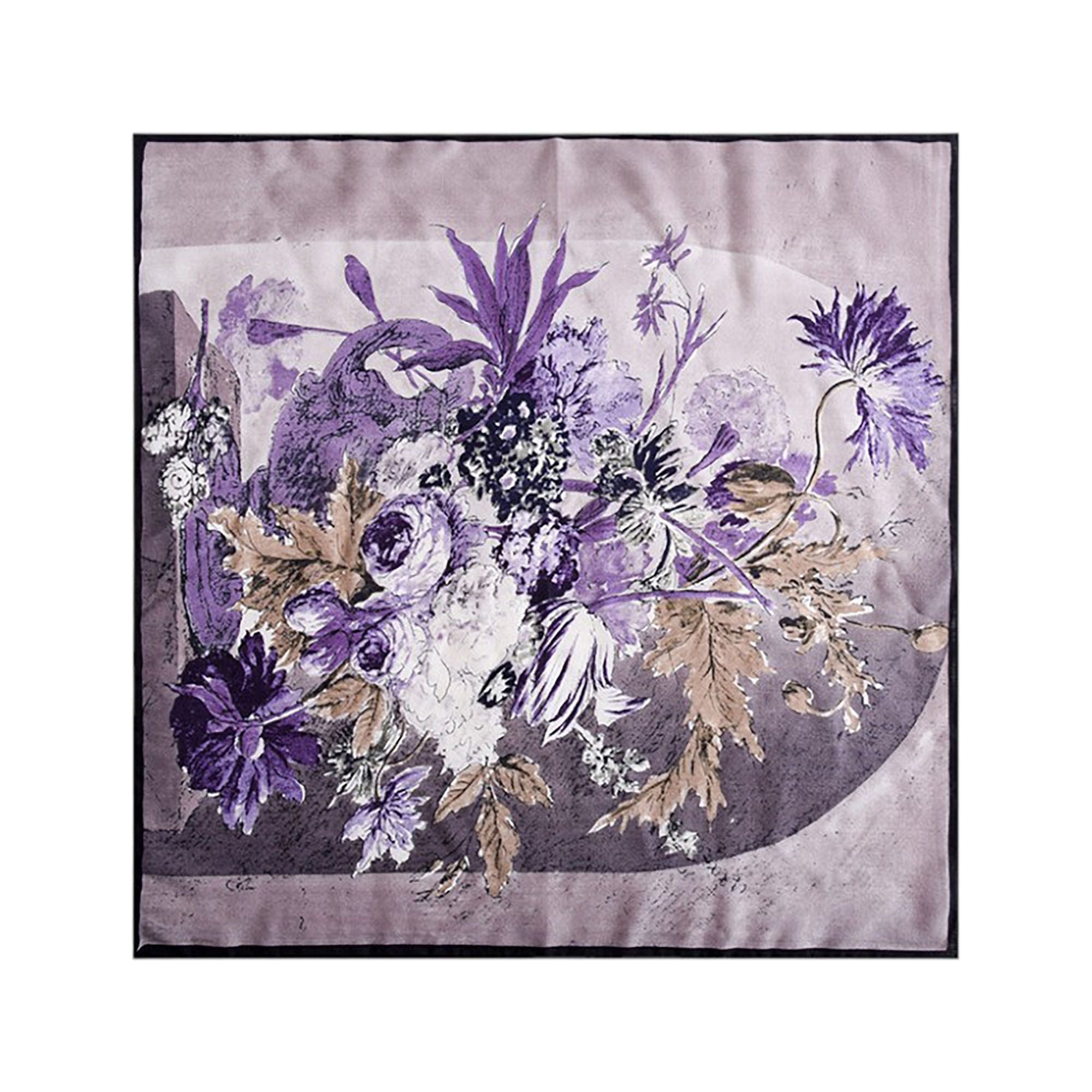 Anna-Kaci Women's Scenic Landscape Print Square Scarf with Soft Silky Fabric Lightweight Versatile Neck and Hair Accessory