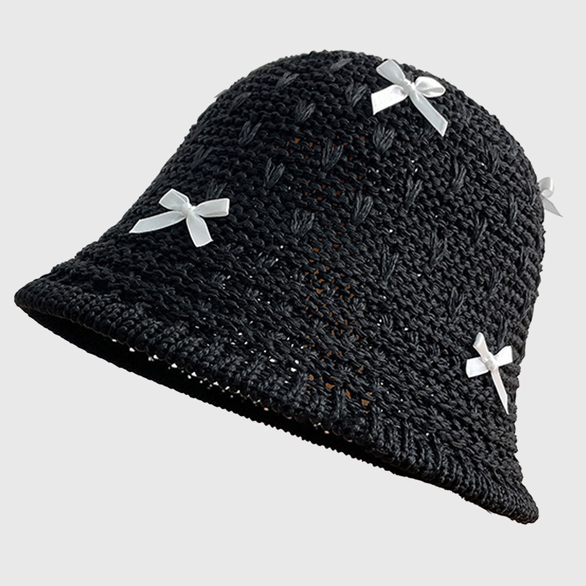 Anna-Kaci Women's Foldable Bucket Hat with Bow Accents