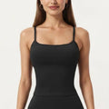 Anna-Kaci Active Women's Spaghetti Strap Active Cami Top with Scoop Neck and Smooth Stretch Fit
