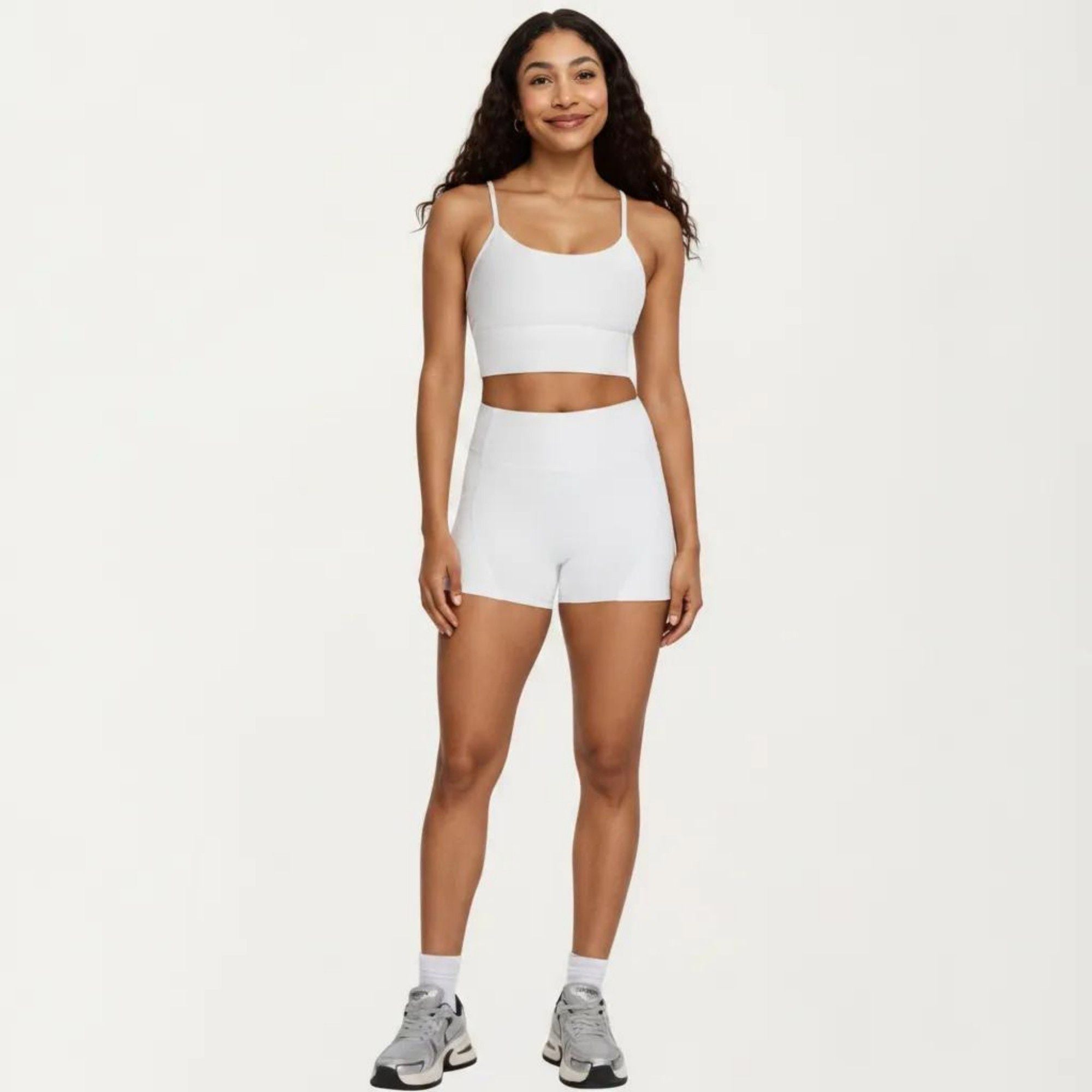 Anna-Kaci Active Women's High Waist Biker Shorts with Side Pockets and Smooth Stretch Fit