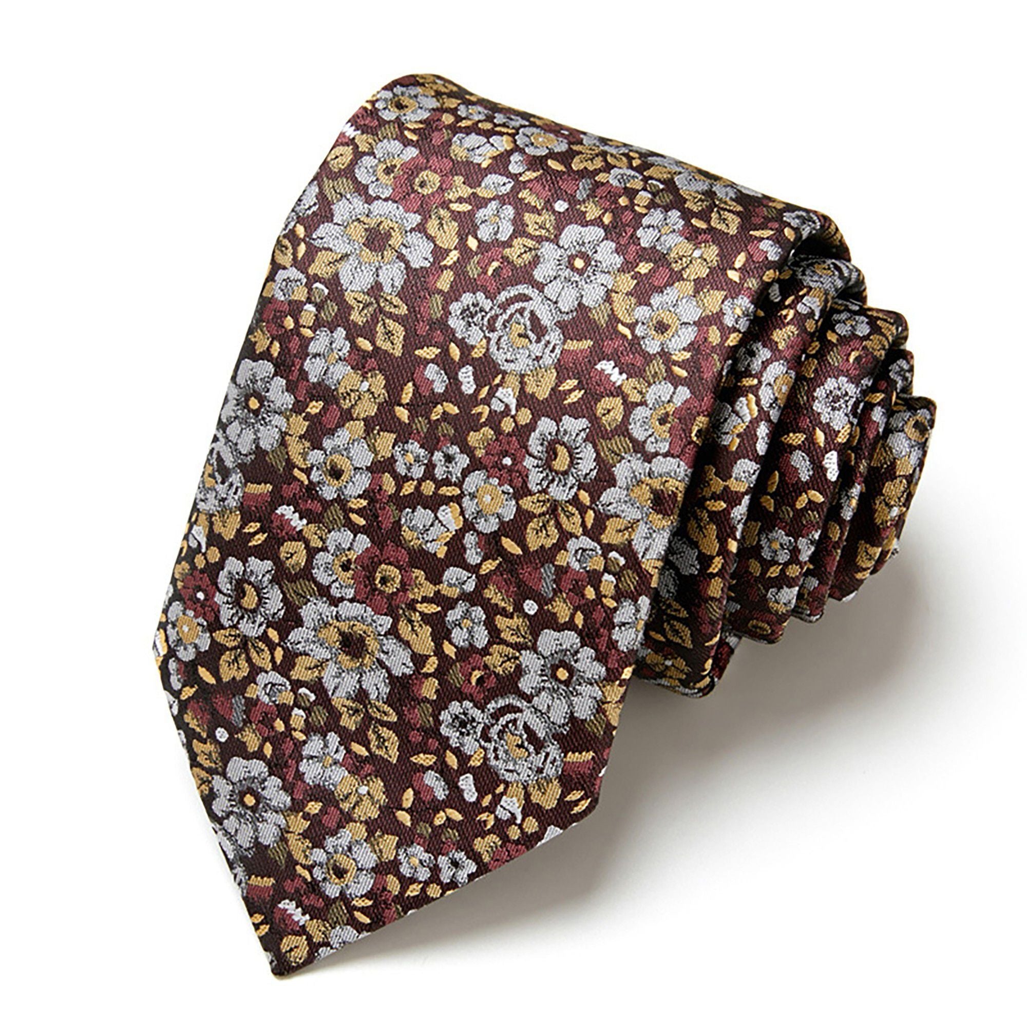 Alilang Men's Paisley Tie Woven Pattern Necktie Classic Formal Business Accessory