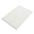Chenille Bath Mat with Plush Pebble Texture and Non Slip Backing