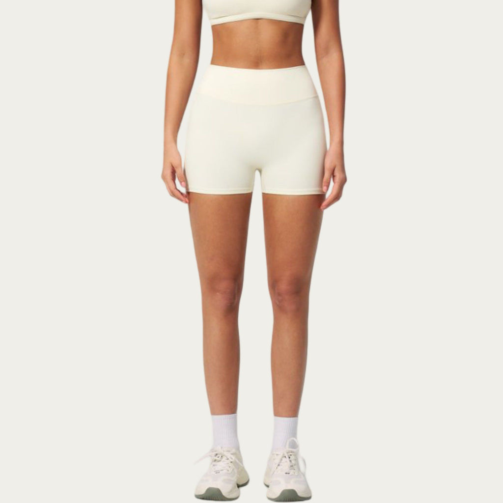 Anna-Kaci Active Women's High Waist Mini Biker Shorts with Smooth Stretch Fabric and Supportive Fit