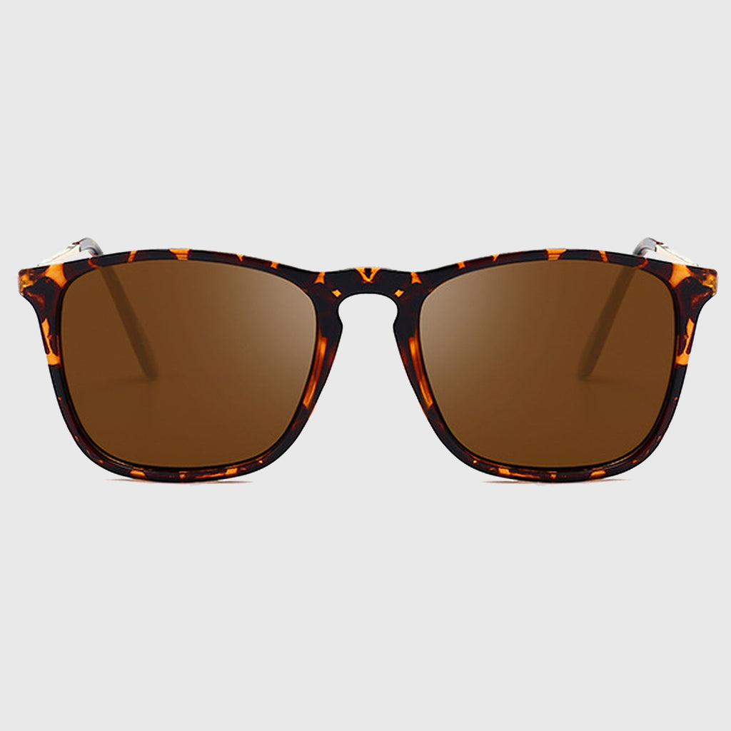 Anna-Kaci Women's Trendy Square Metal Arm Sunglasses