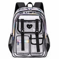 Clear Backpack with Multiple Pockets and Padded Straps