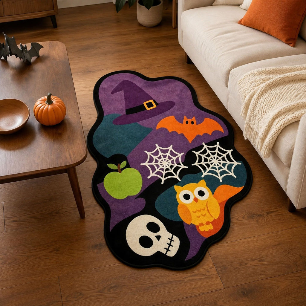 Halloween Shaped Long Accent Rug Nonslip Floor Mat 15.7 x 47.2 Inches