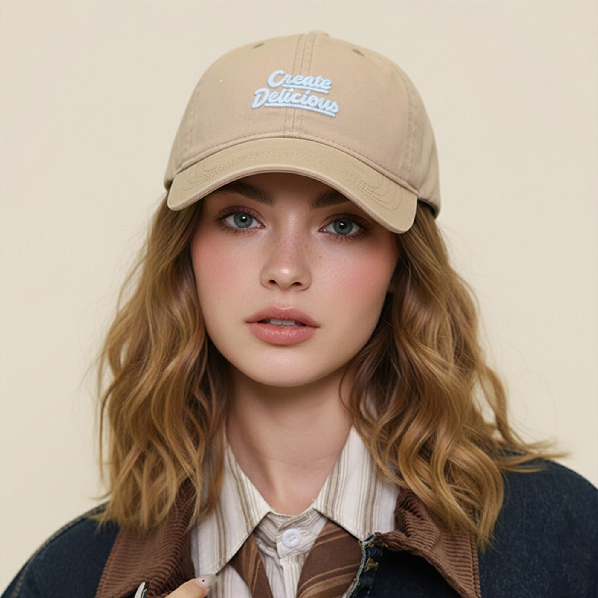 Anna-Kaci Womens Cotton Baseball Cap Adjustable Back Closure