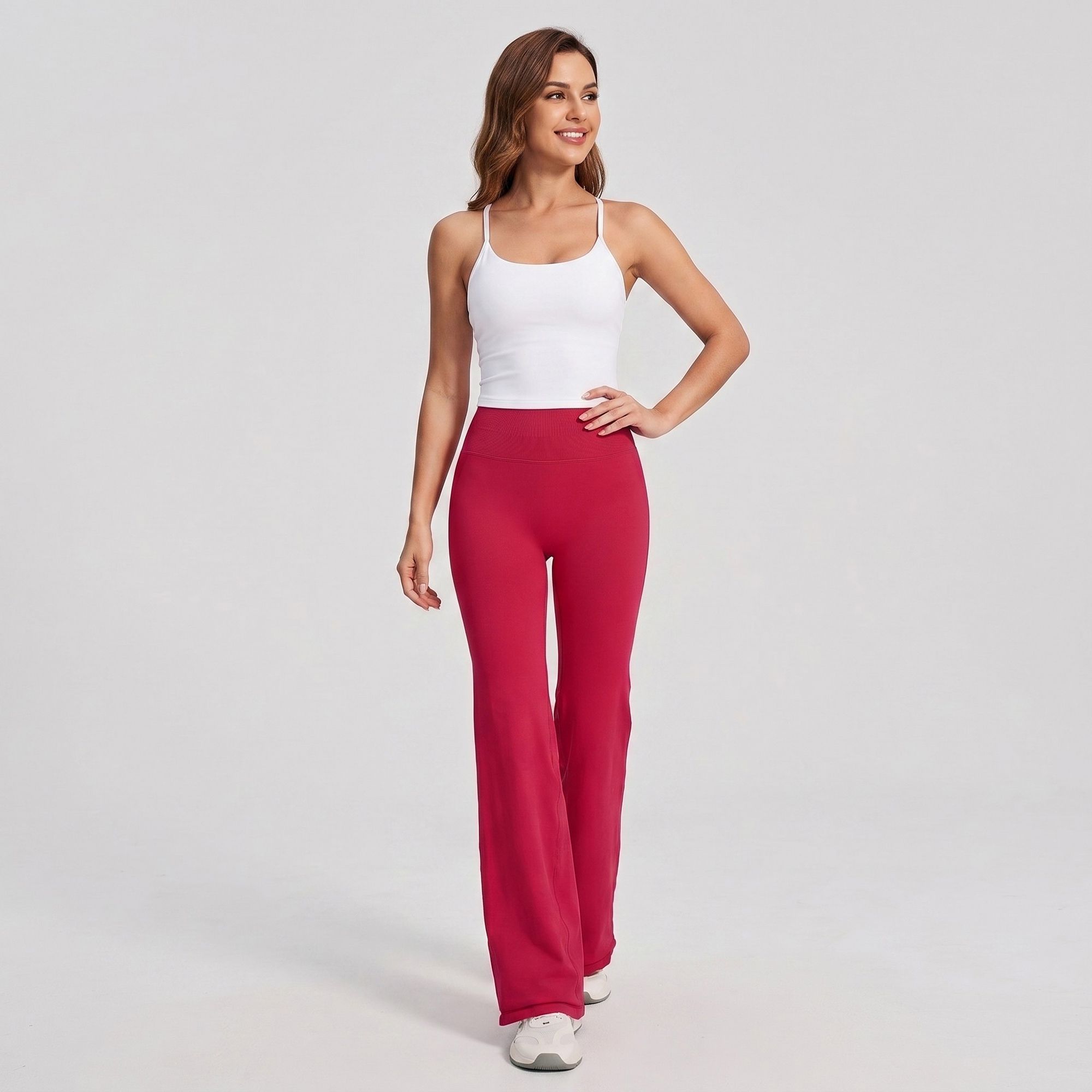 High Waisted Flare Yoga Pants Bootcut Workout Leggings