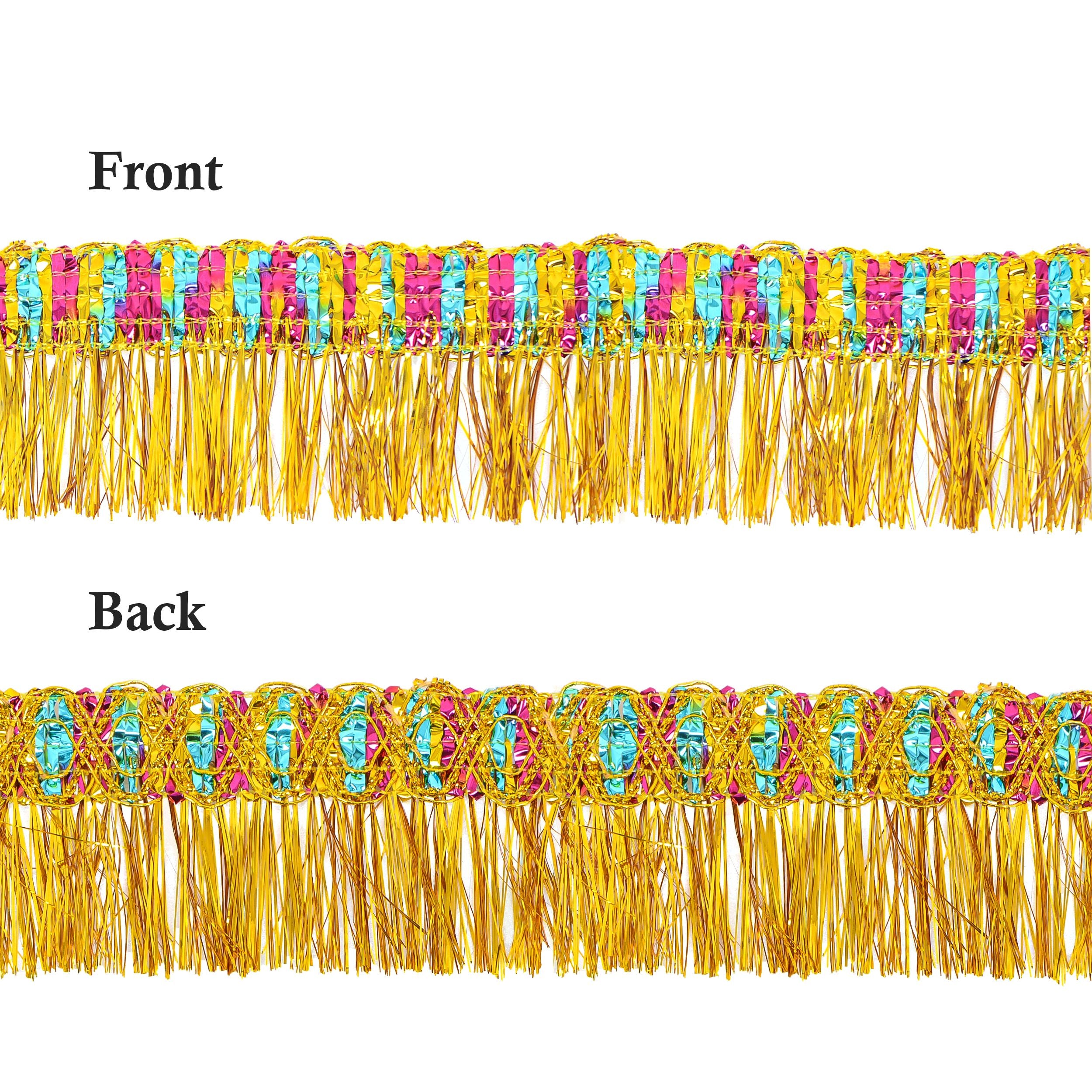 Fringe Tassel Lace Trim, 11 Yards 2.2 inch Wide, Sewing Trim for DIY Craft Garment Curtain Lamp Shade Tablecloth Stage Decoration
