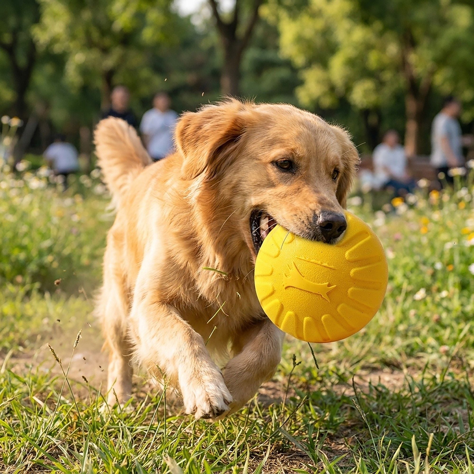 EVA Dog Toy Interactive Fetch Disc and Chew Ball Durable Play Toy for Dogs