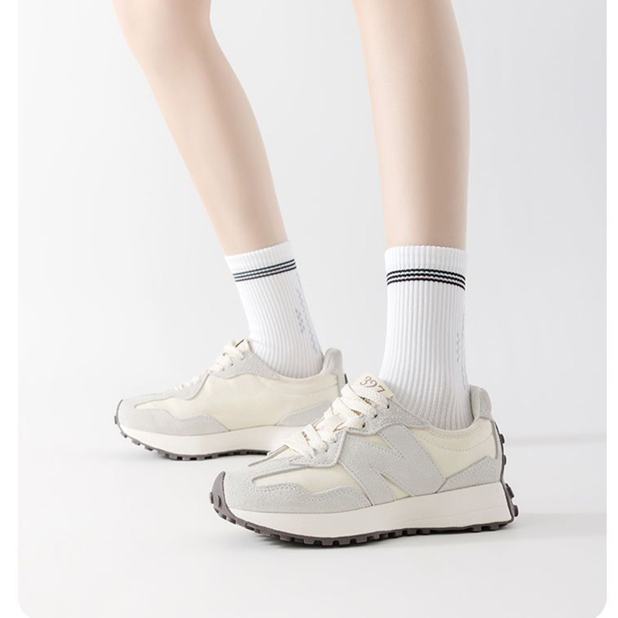 Anna-Kaci 5 Pairs Women's Mid-Crew Sport Socks Cushioned Arch Support Breathable Athletic Fit with Elastic Cuff
