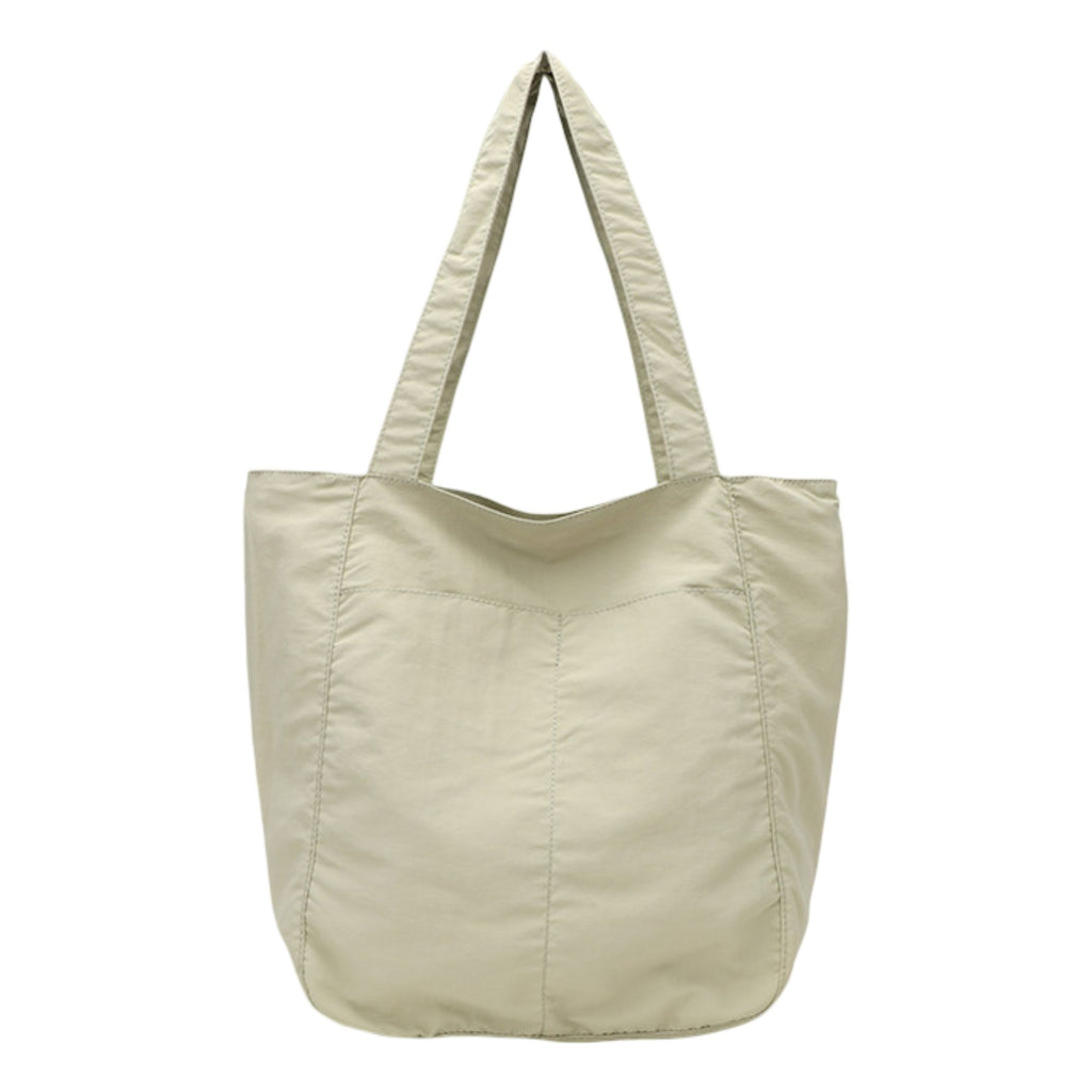 Lightweight Tote Bag with Front Pockets and Shoulder Handles