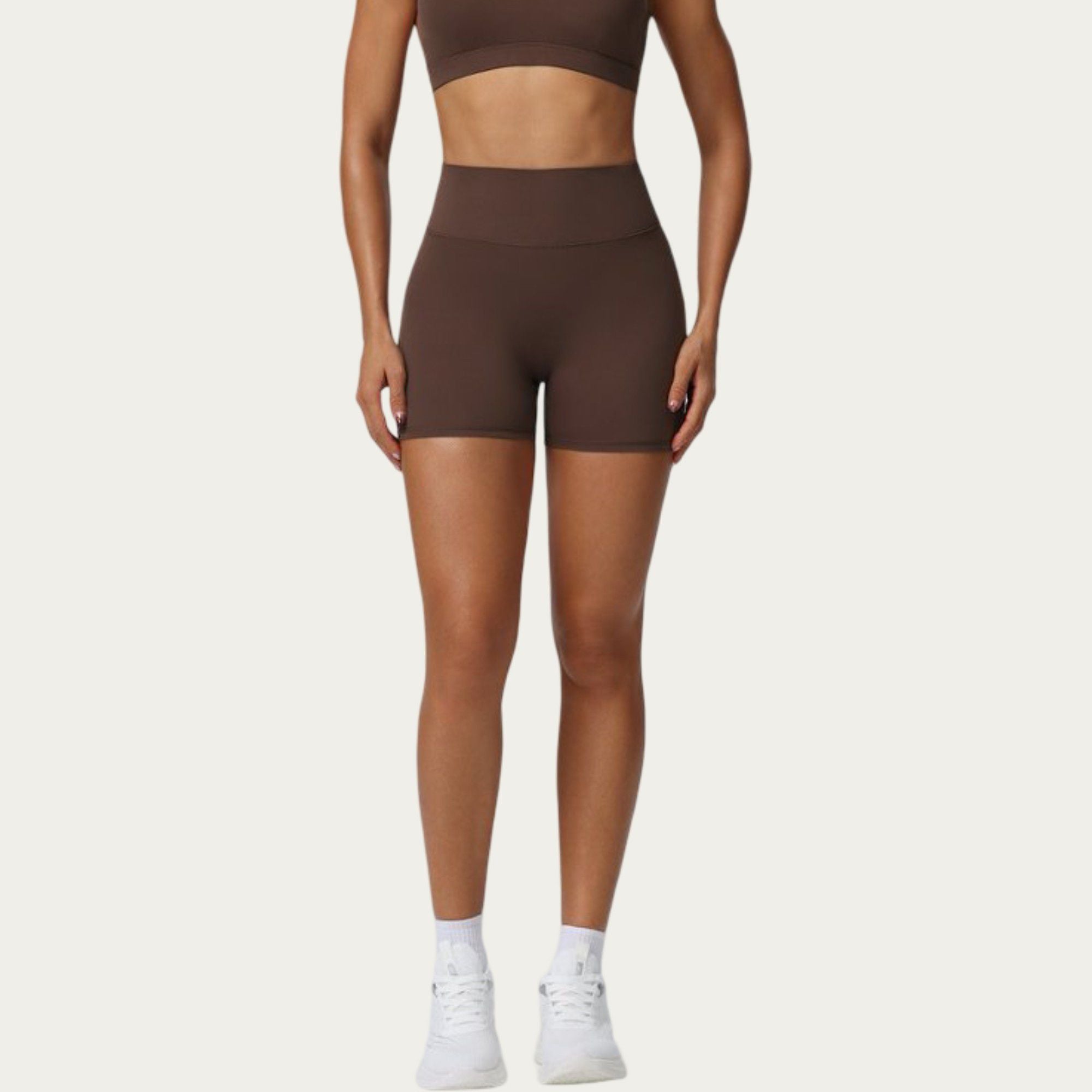 Anna-Kaci Active Women's High Waist Biker Shorts with Smooth Stretch Knit Fabric