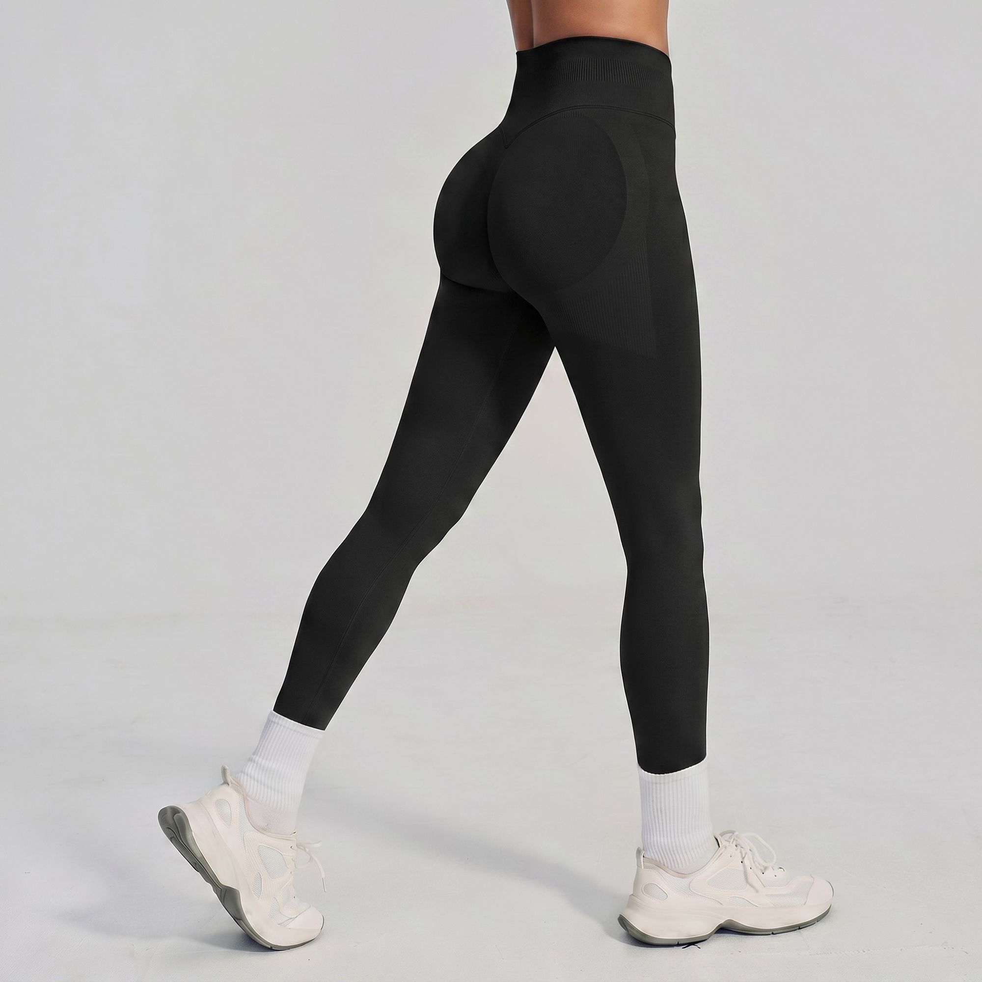 High Waisted Butt Lifting Yoga Leggings Tummy Control Workout Pants