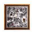 Anna-Kaci Women's Scenic Landscape Print Square Scarf with Soft Silky Fabric Lightweight Versatile Neck and Hair Accessory