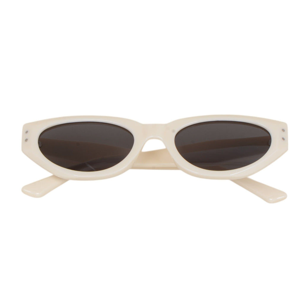 Anna-Kaci Women's Retro Street Style Cat Eye Small Frame Polarized Sunglasses UV400 Protection