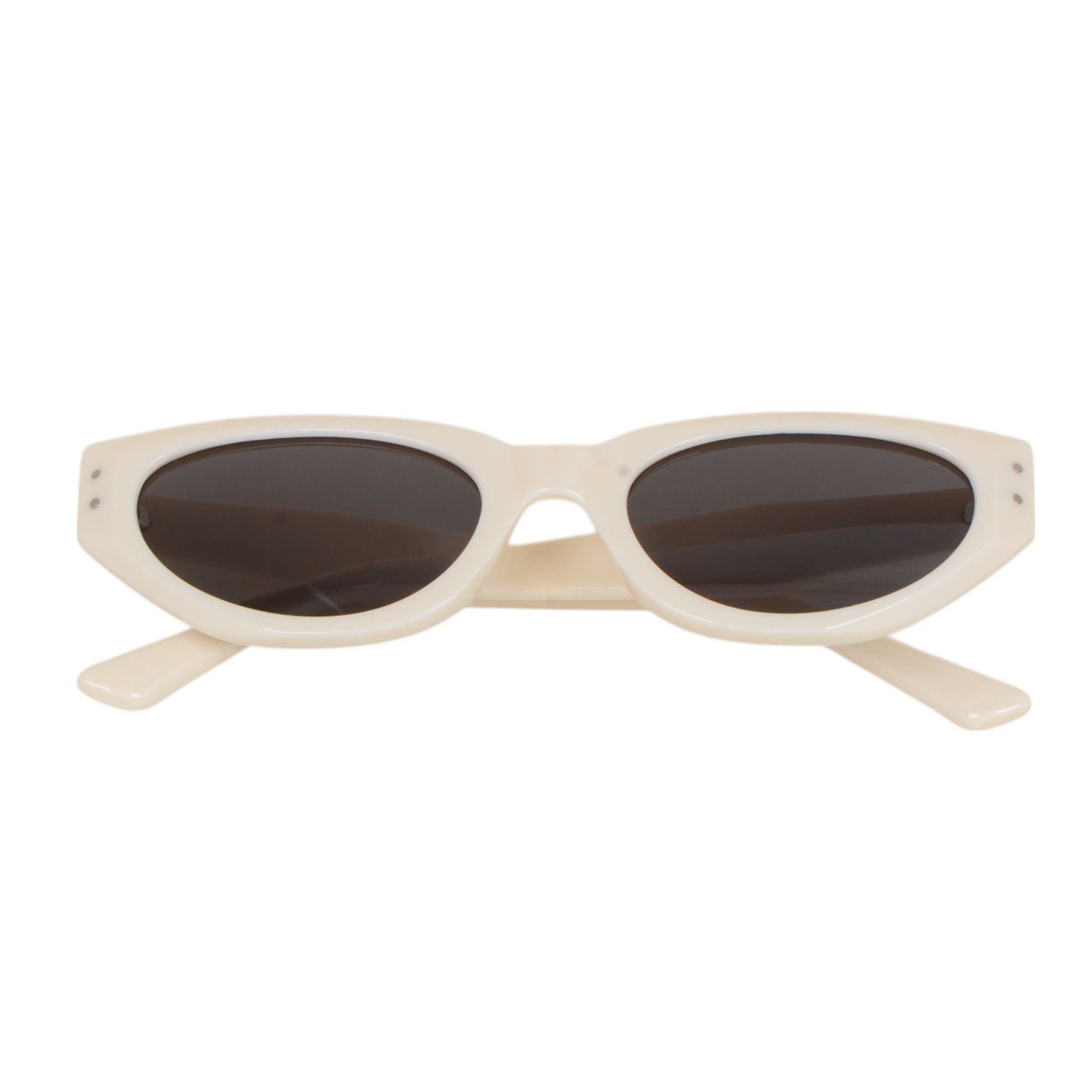 Anna-Kaci Women's Retro Street Style Cat Eye Small Frame Polarized Sunglasses UV400 Protection
