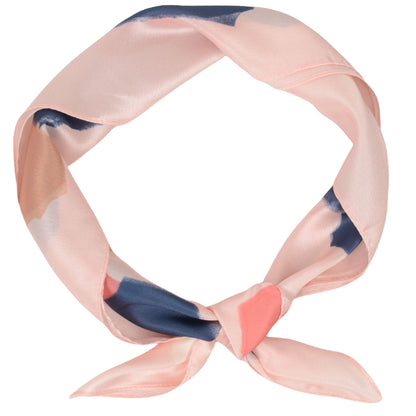 Anna-Kaci Silk Feeling Hair Scarf Small Square Satin Head Scarf Neckerchief Women 23 Inches