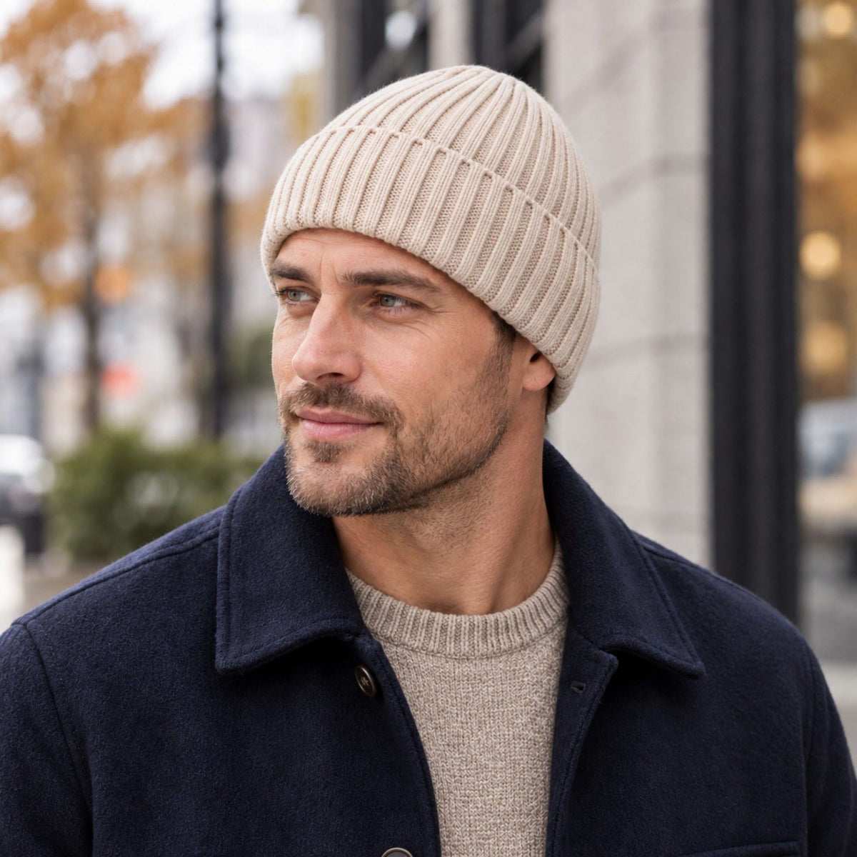 Thickened Warm Knit Beanie Winter Slouchy Cold Weather Cap