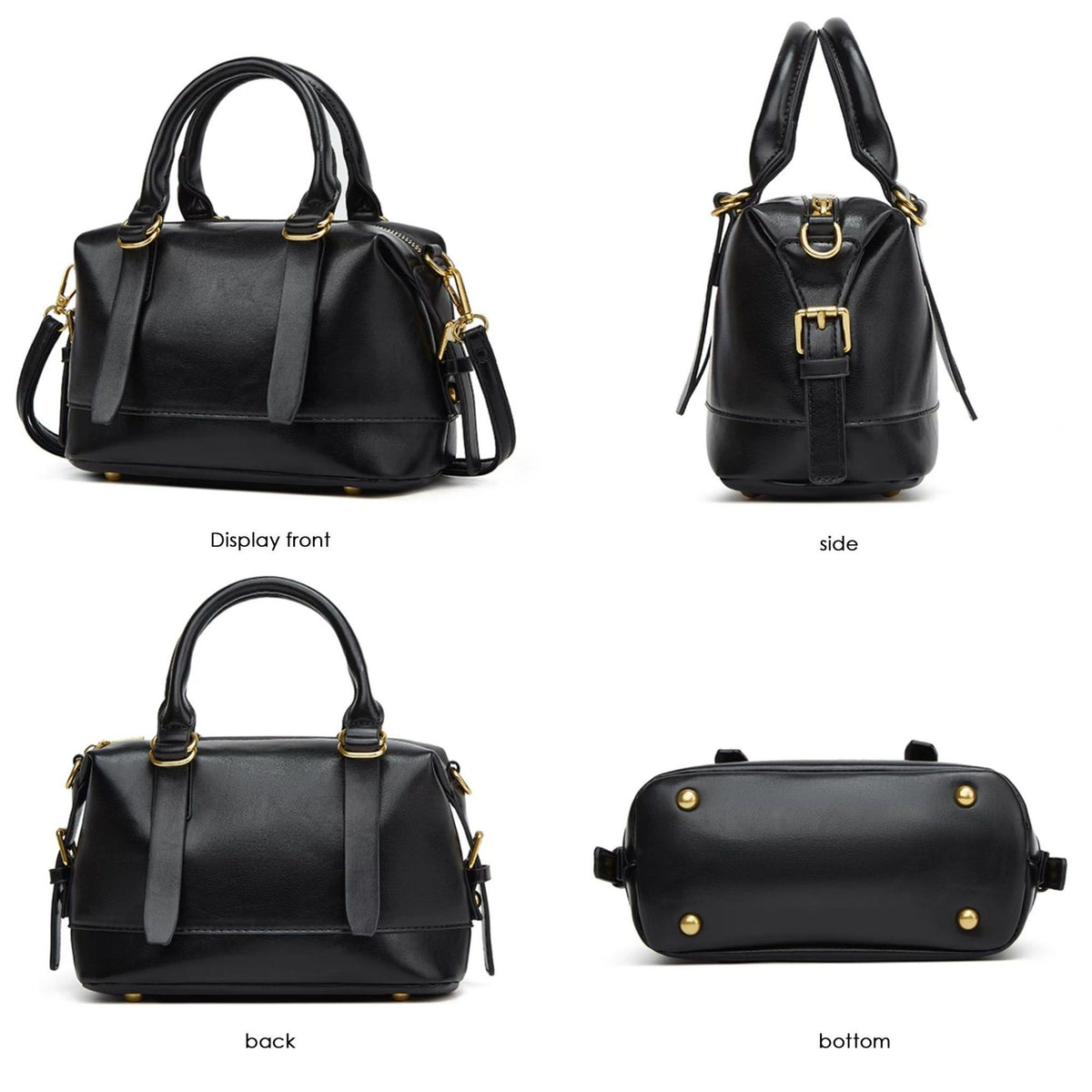Mini Satchel Bag with Double Top Handles