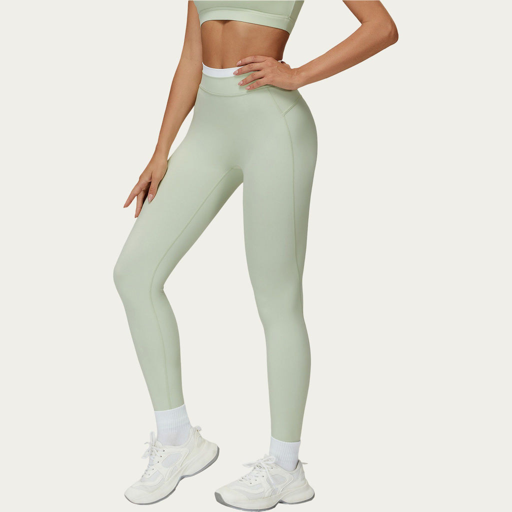 Anna-Kaci Active Women's High Waist Leggings with Smooth Stretch Fit and Side Seam Detail