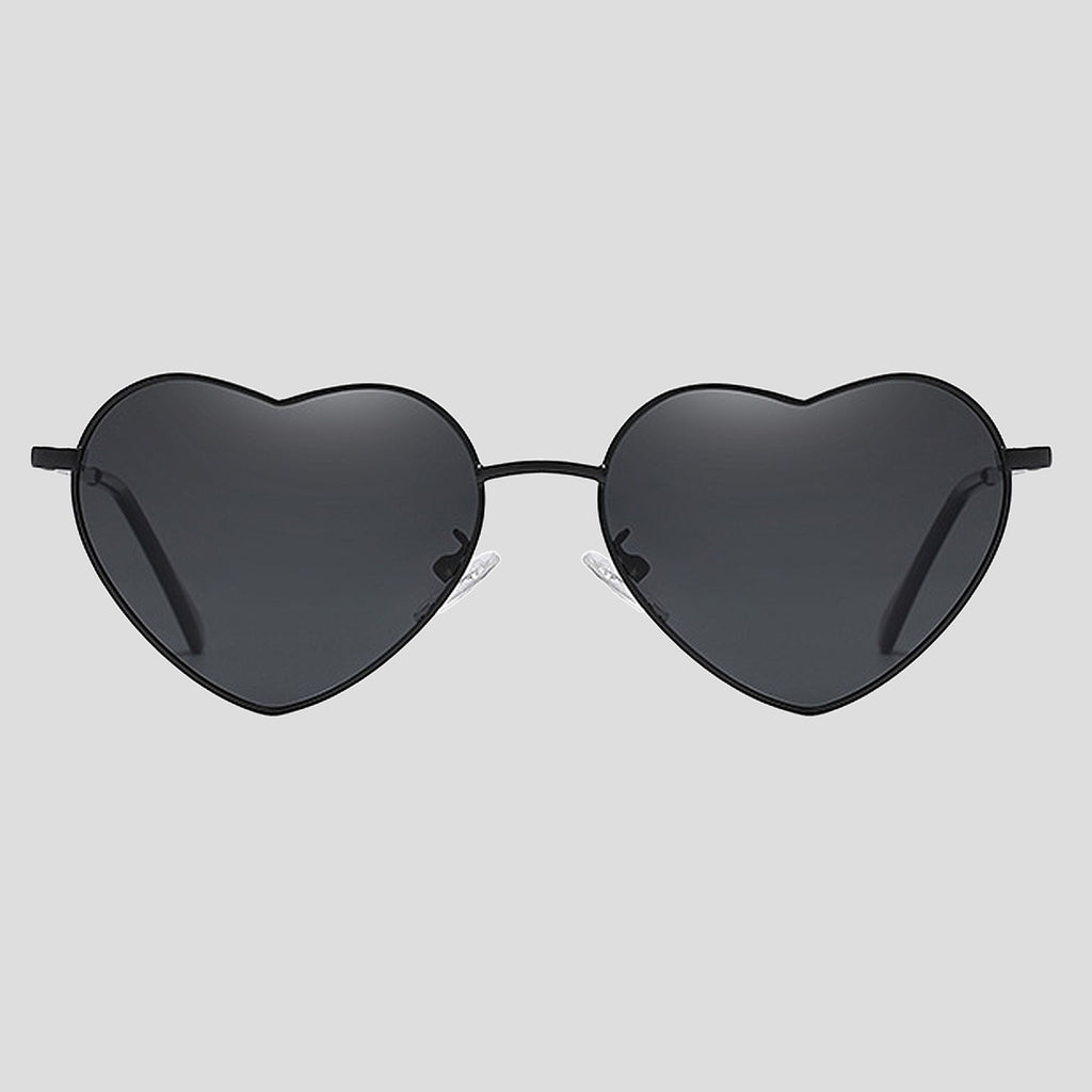 Anna-Kaci Women's Stylish Heart-Shaped Polarized Sunglasses UV400 Protection for Outdoor Activities