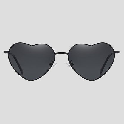 Anna-Kaci Women's Stylish Heart-Shaped Polarized Sunglasses UV400 Protection for Outdoor Activities