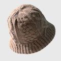 Anna-Kaci Women's Cable-Knit Bucket Hat - Soft Winter Hat for Casual Daily Wear